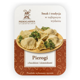 etykieta Pierogi z boczkiem i ziemniakami