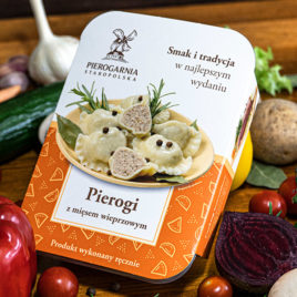 pierogi z mięsem wieprzowym prezentacja