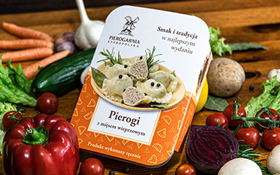 opakowanie pierogów - mięso wieprzowe